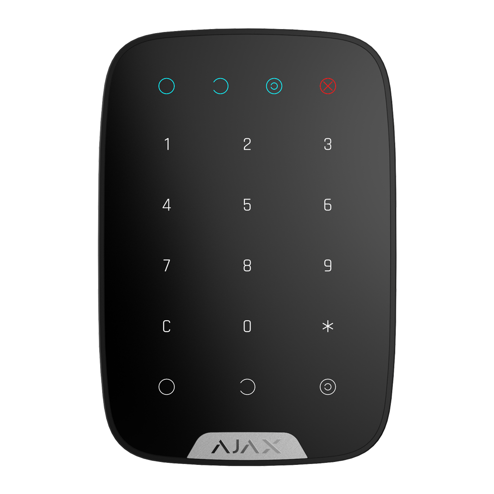 Ajax KeyPad Wireless Black Alarmsysteemexpert Nl