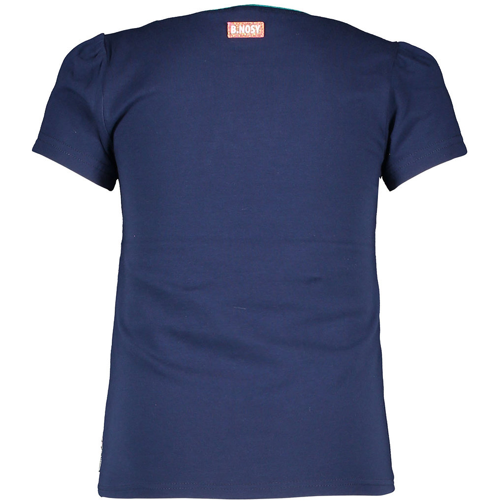 T-shirt (space blue) met tekstje