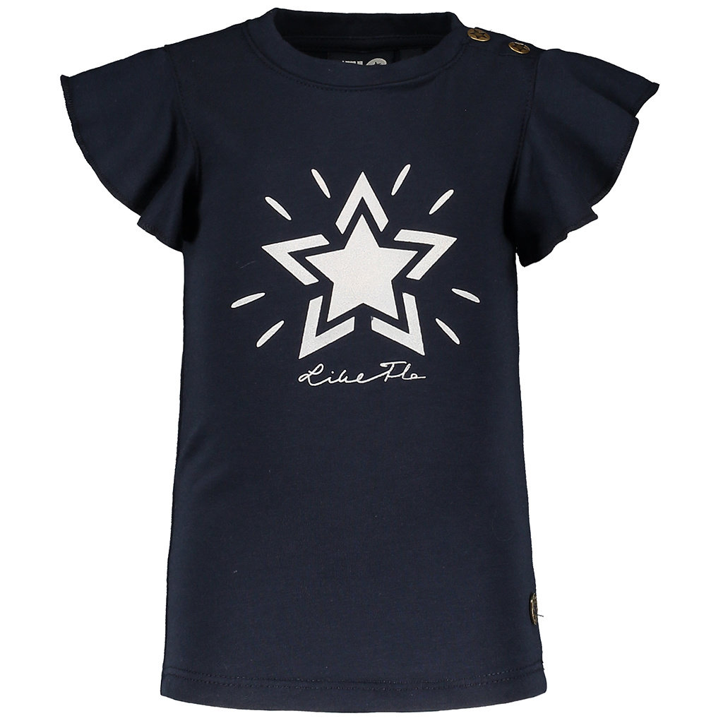 T-shirt Ruffle (navy)