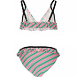 B.Nosy Bikini Ruffle (stripe sunny)