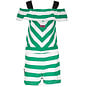 B.Nosy Jumpsuit (cheer golf/green stripe)