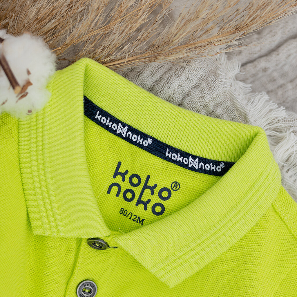 Polo shirt Noah (neon yellow)