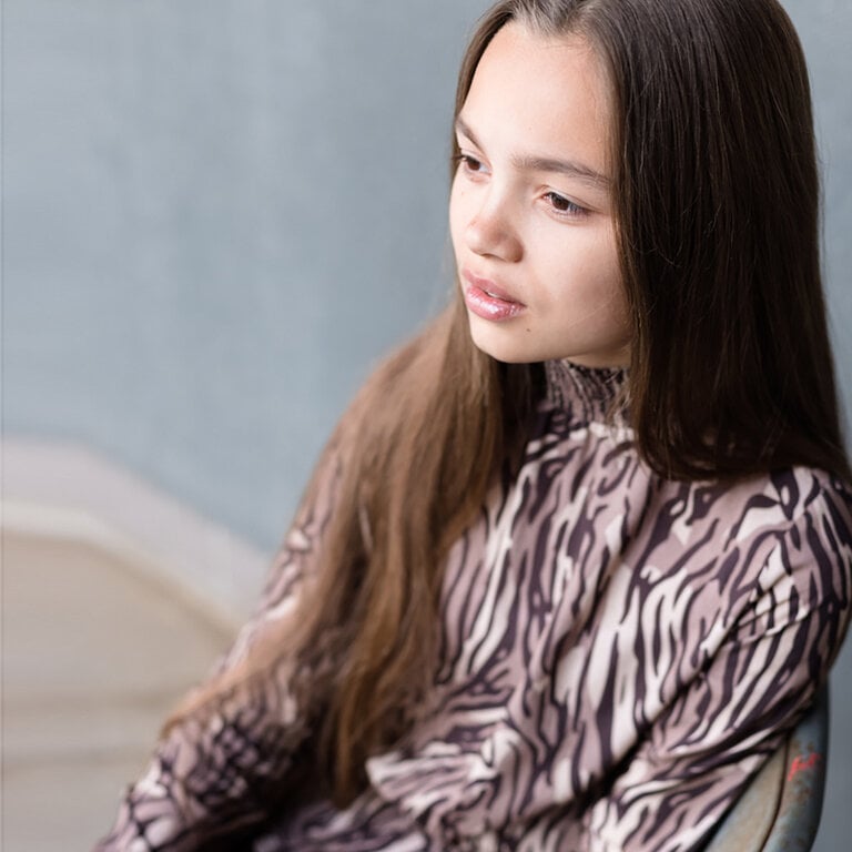 Blouse Rona (sand zebra)