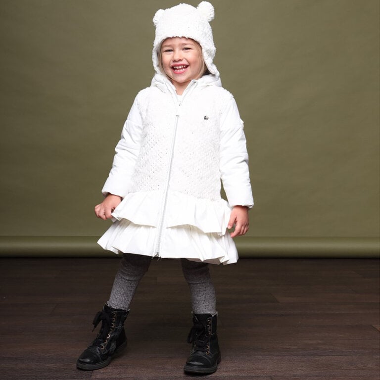Baby muts fake fur Romy (off-white)