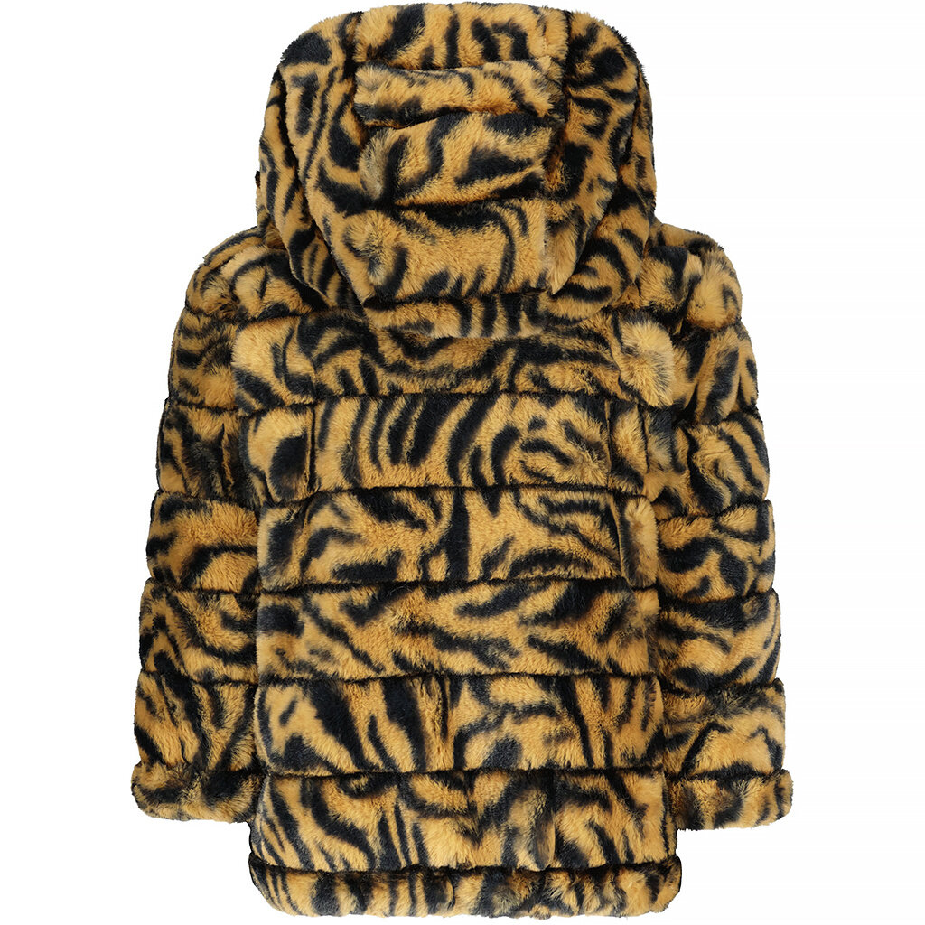 Winterjas REVERSIBLE hoodie (zebra)