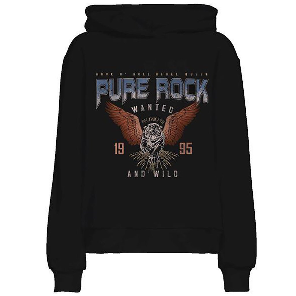 Trui hoodie Johanne (black/rock)