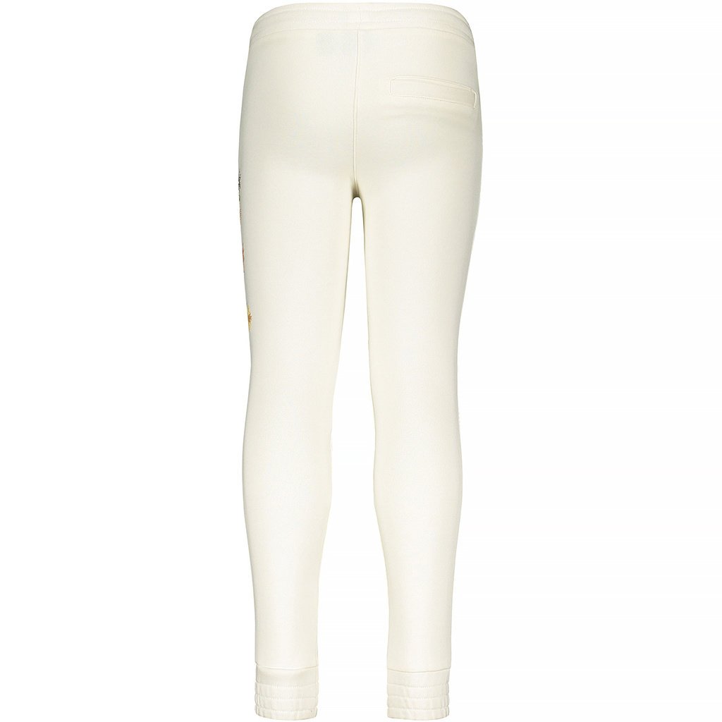 Broek sweat embroidery (off-white)