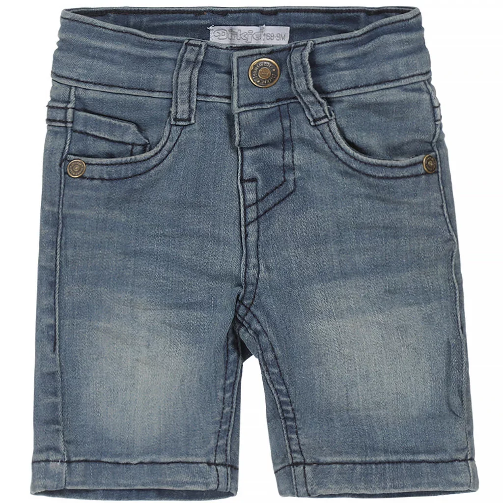 Jeans korte broek Island (blue denim)