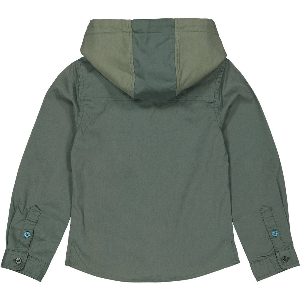 Overhemd/jasje hoodie Mika (green army)