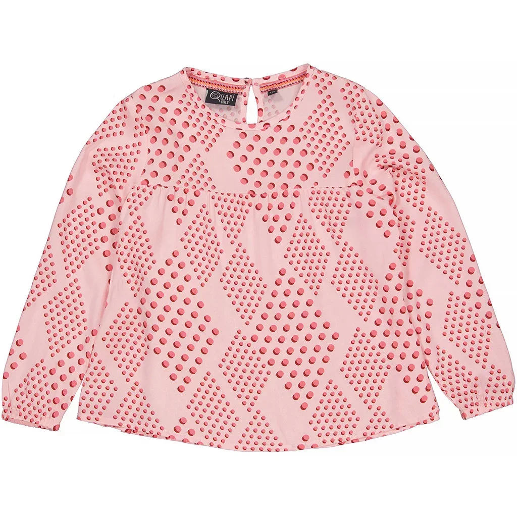 Blouse Mare (coral pink dot)