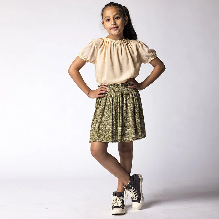 Rokje crepe plisse (animal)