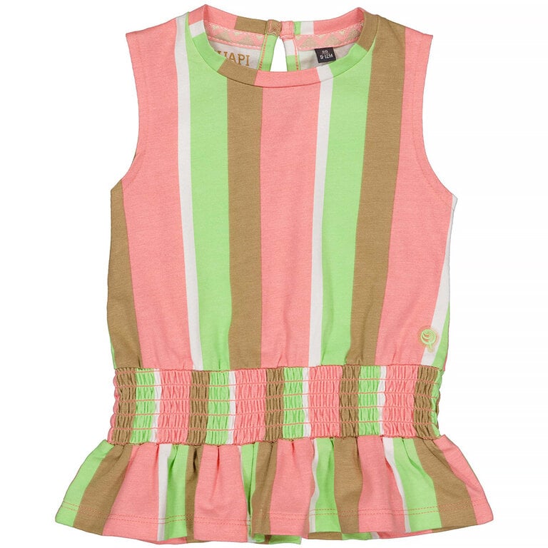 Singlet Nienke (pink poppy stripe)