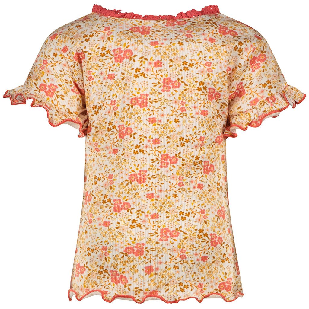 T-shirt flower fib Nonna (off-white)