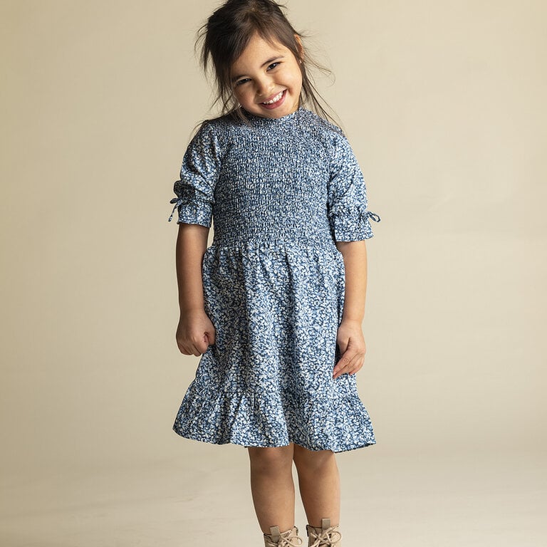 Jurkje crepe (blue flower)