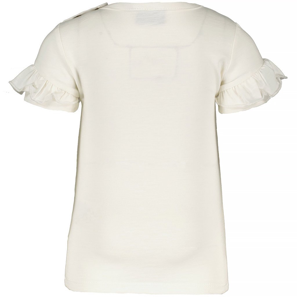 T-shirt ruffle (off-white)