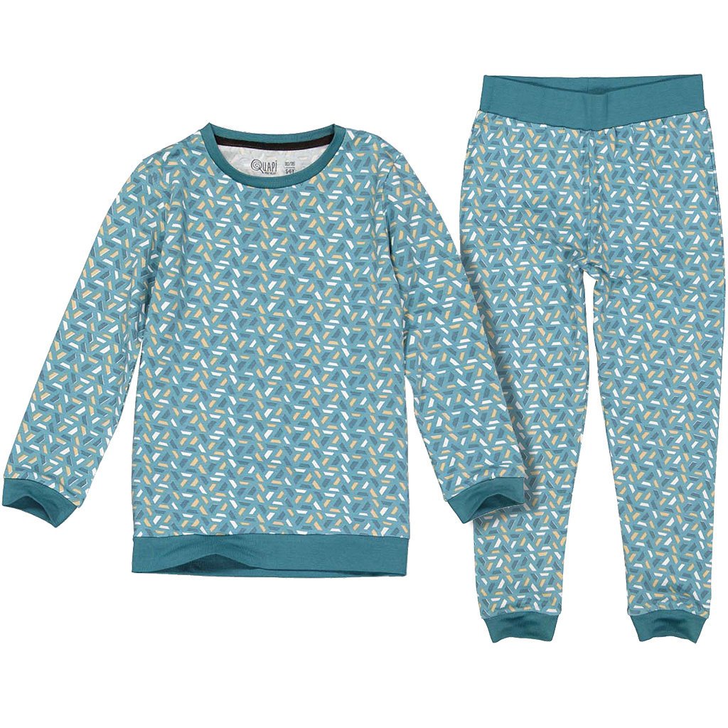 Pyjama Puck (mint geomatric)