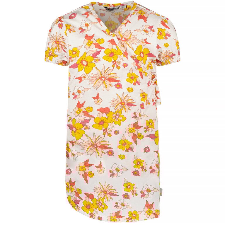 Jurk Flower (hot coral)