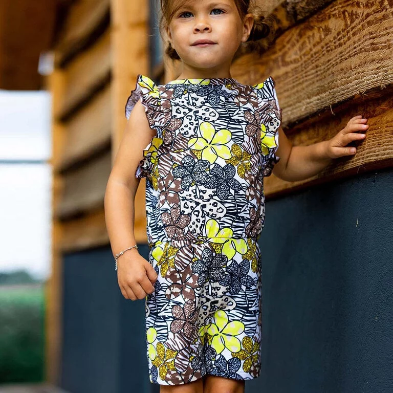 Jumpsuit Noami (sand animal flower)