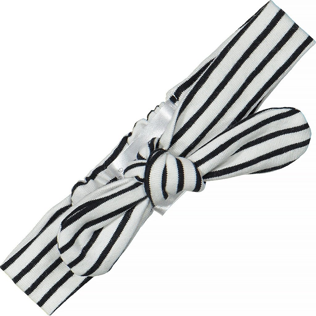 Haarbandje (off-white/black stripes)