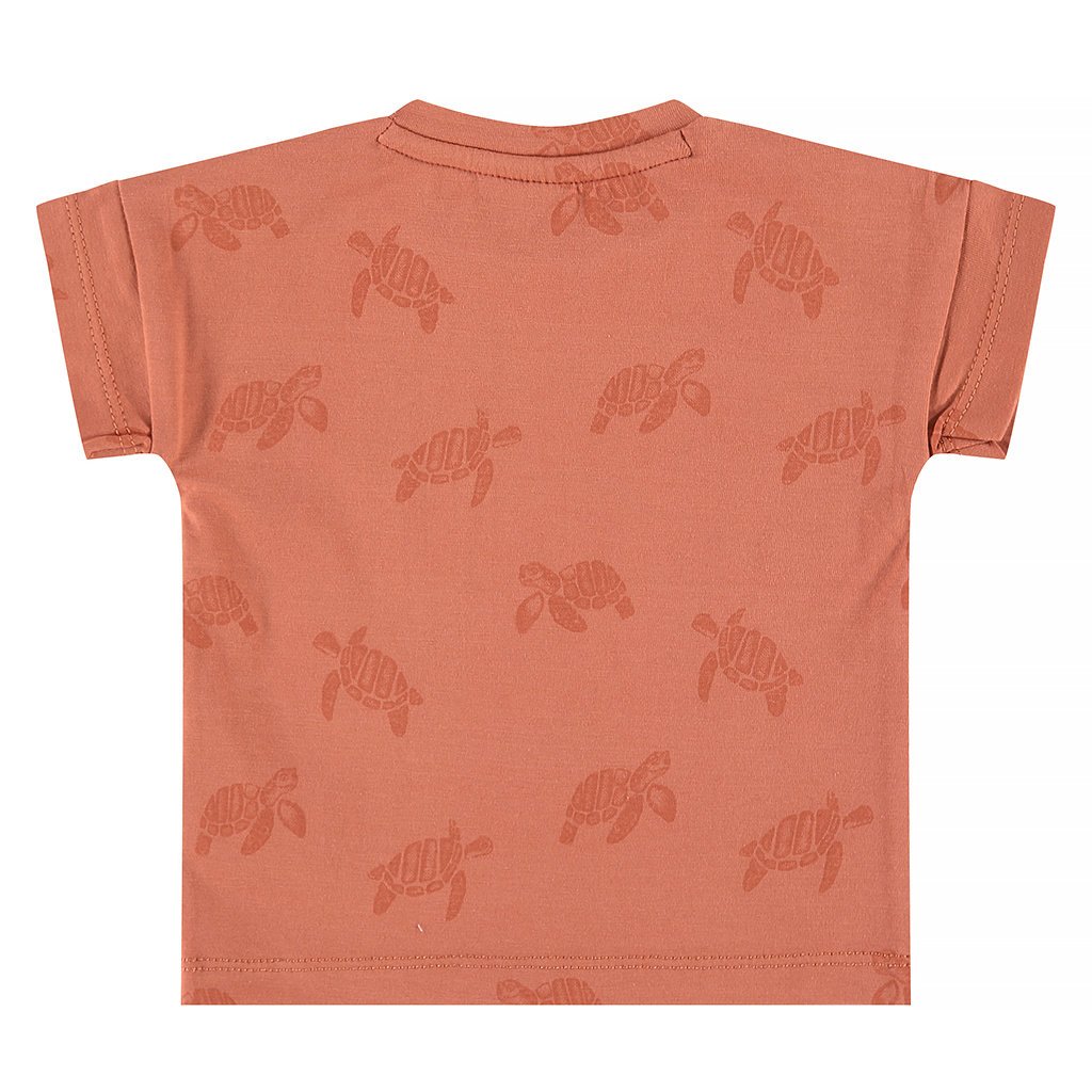 T-shirt Turtle (terra red)