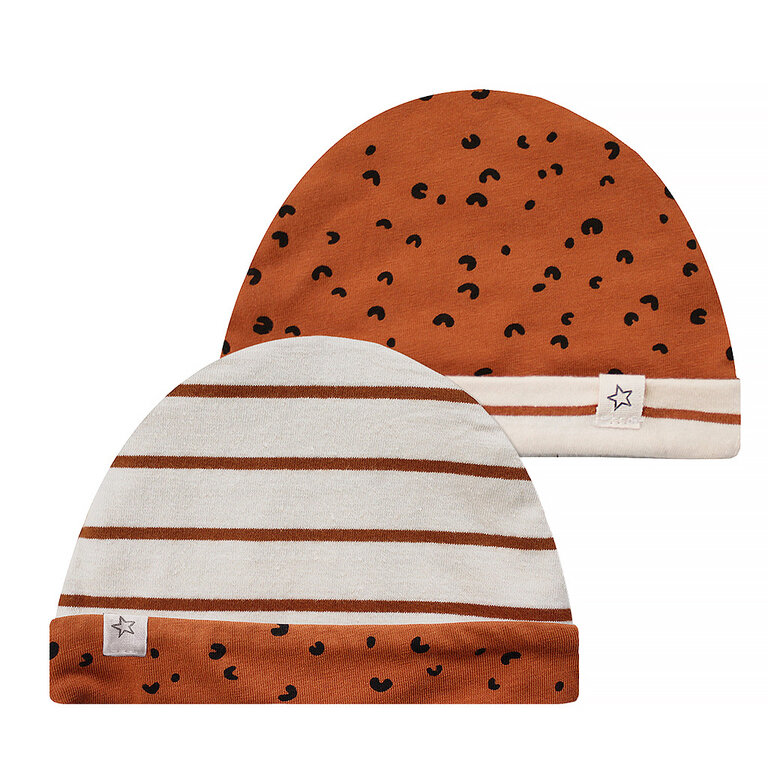 Mutsje REVERSIBLE Jag Spots Aspen (glazed ginger)