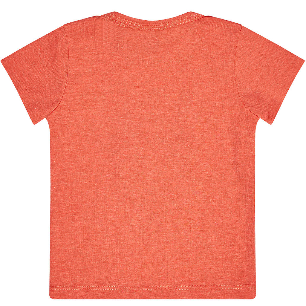 T-shirt Wow (neon coral)