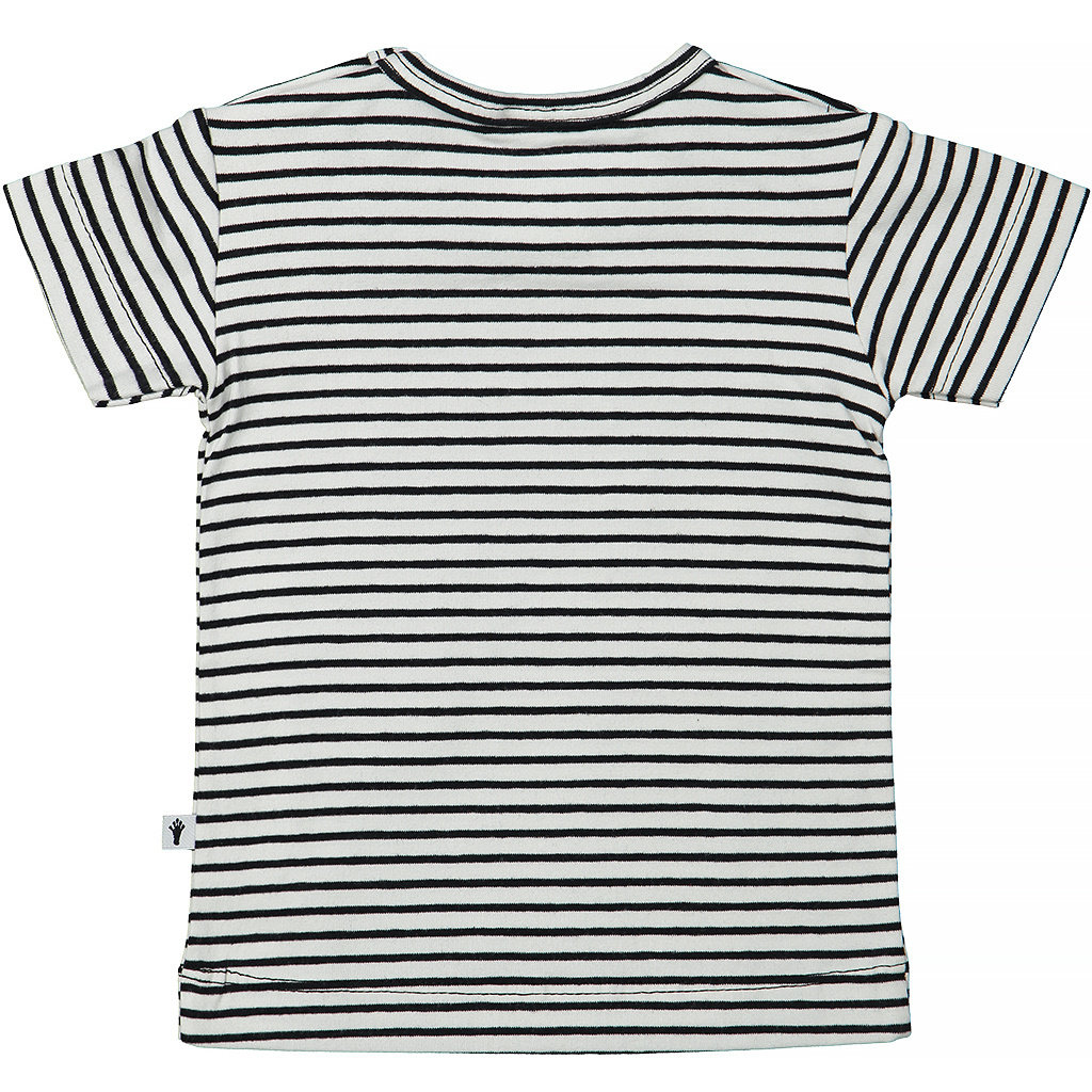 T-shirt (off-white/black stripes)