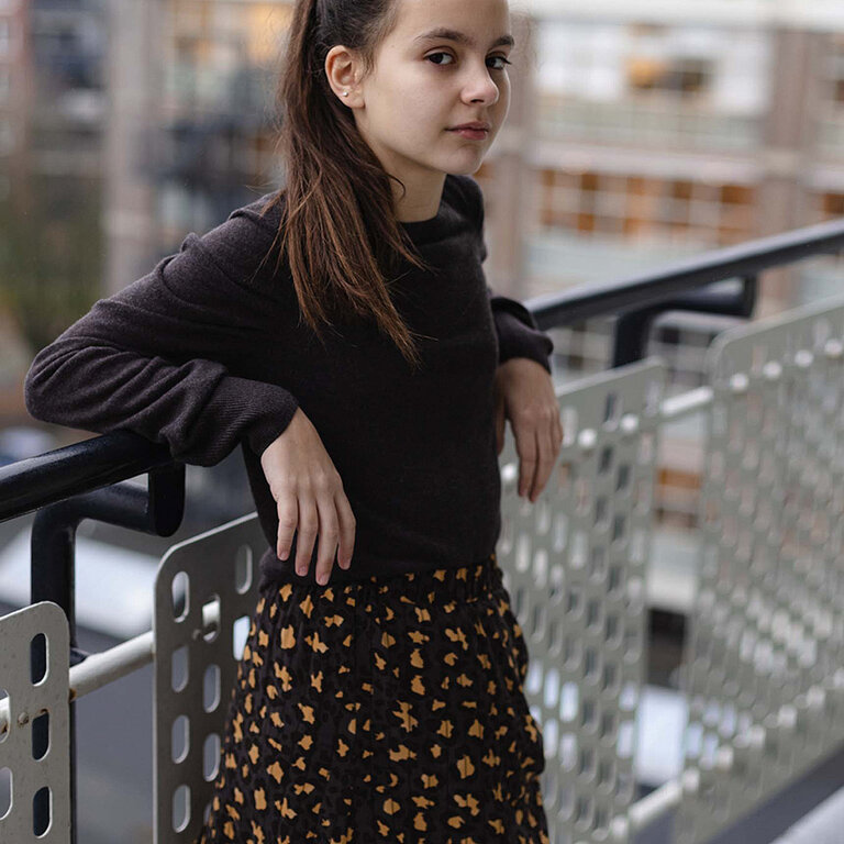 Rokje Asya (grey leopard)