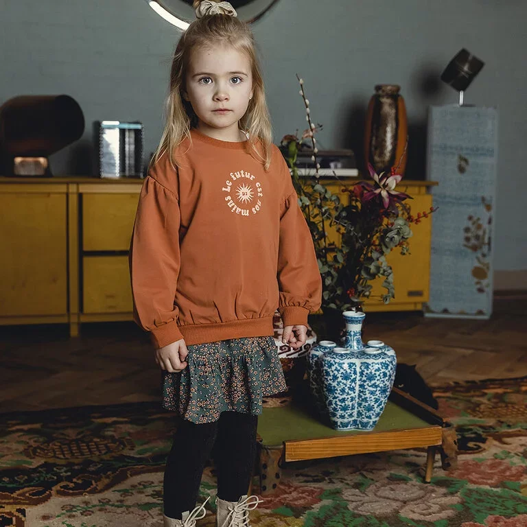 Rokje flower (leaf green)