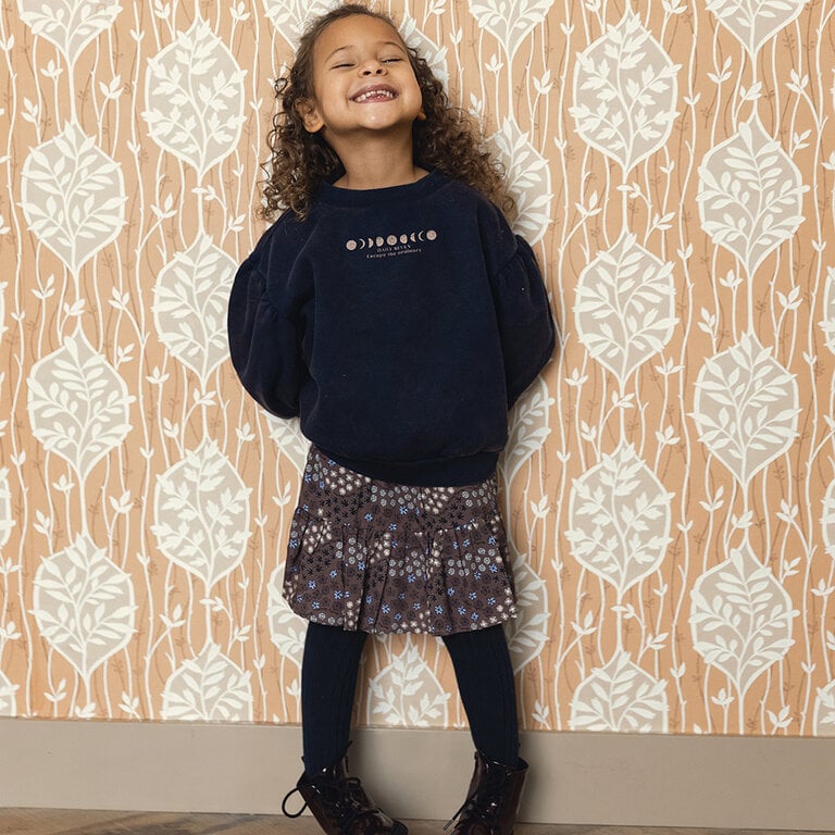 Rokje flower (dark mauve)