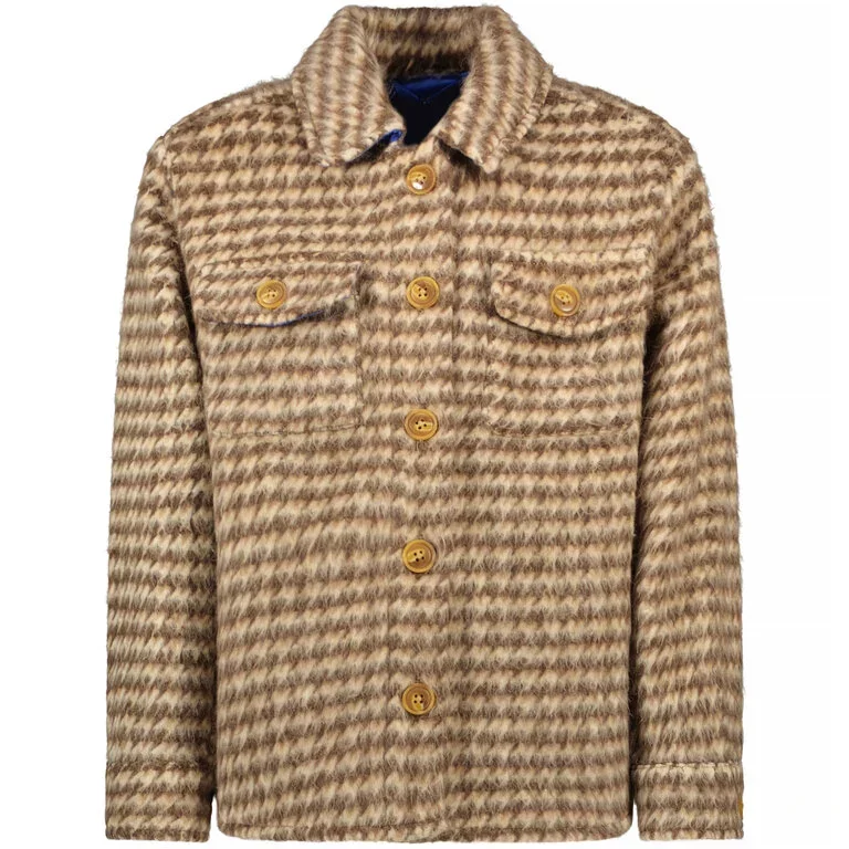 Overshirt-jasje (pied de poule)