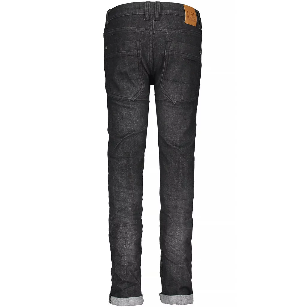 Jeans skinny stretch (black denim)