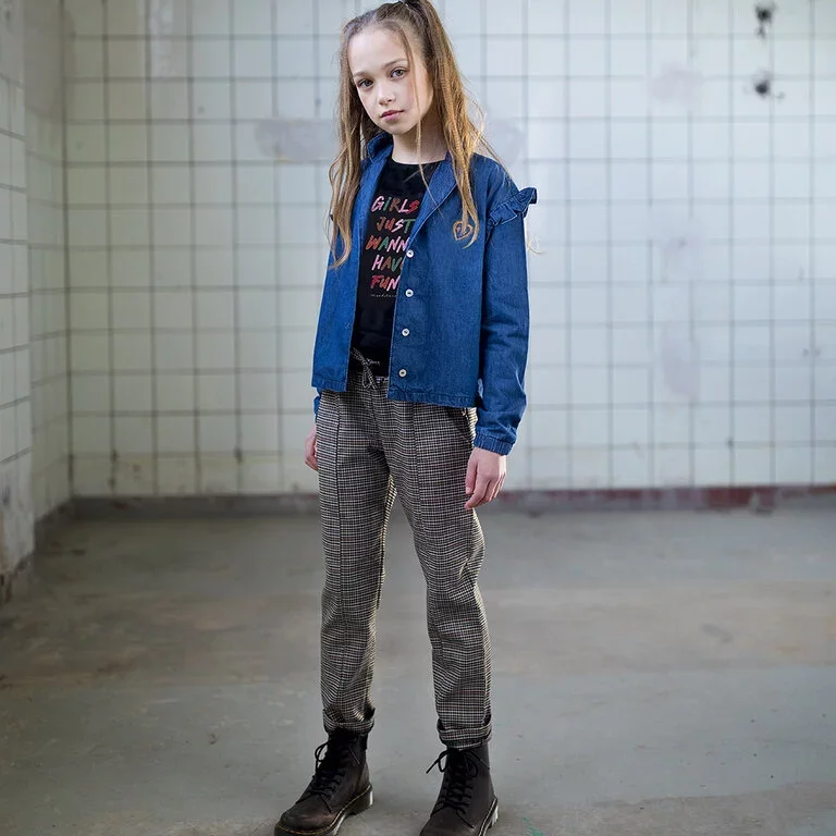 Spijkerblouse/jasje (soft blue)