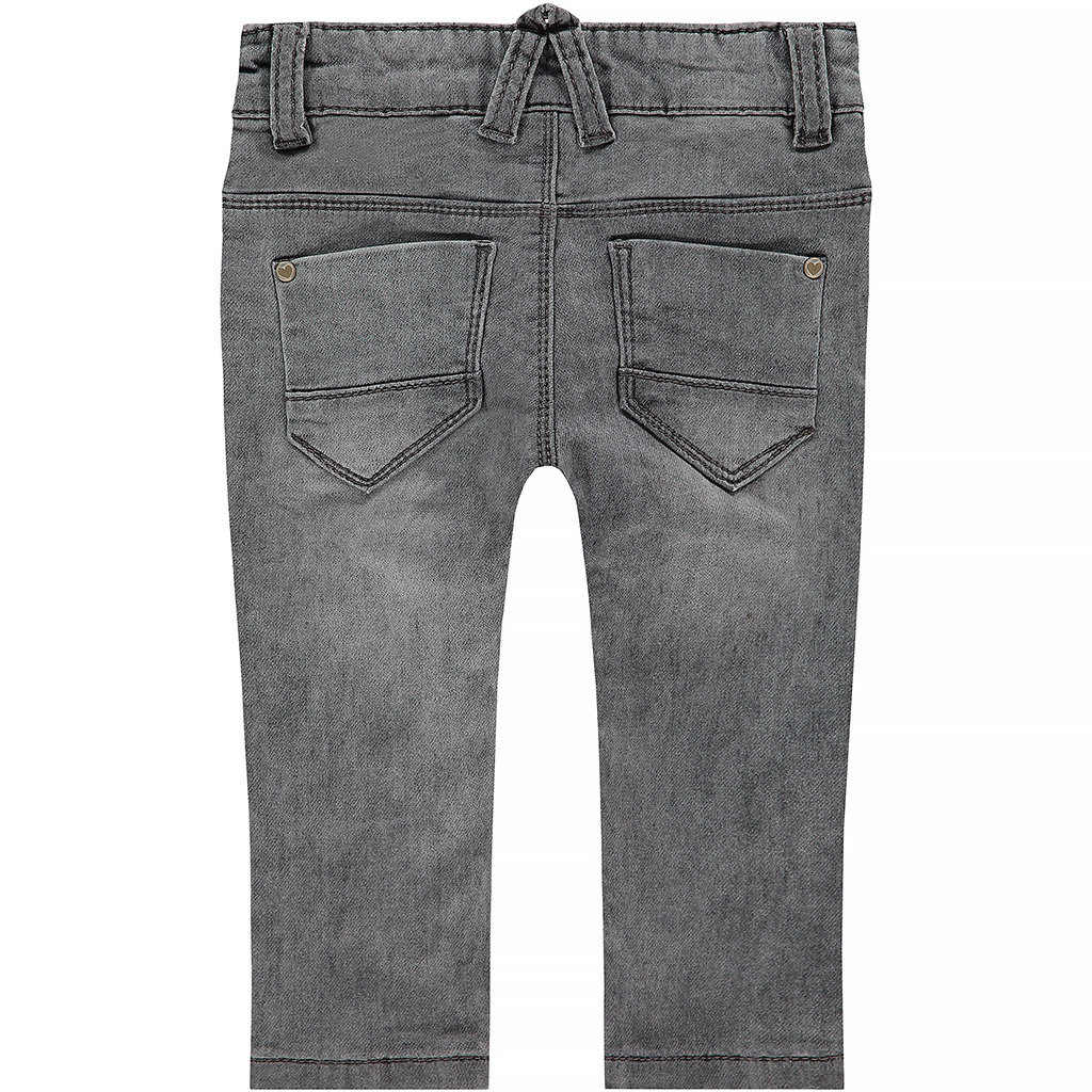 Jog jeans Flower Power (mid grey denim)