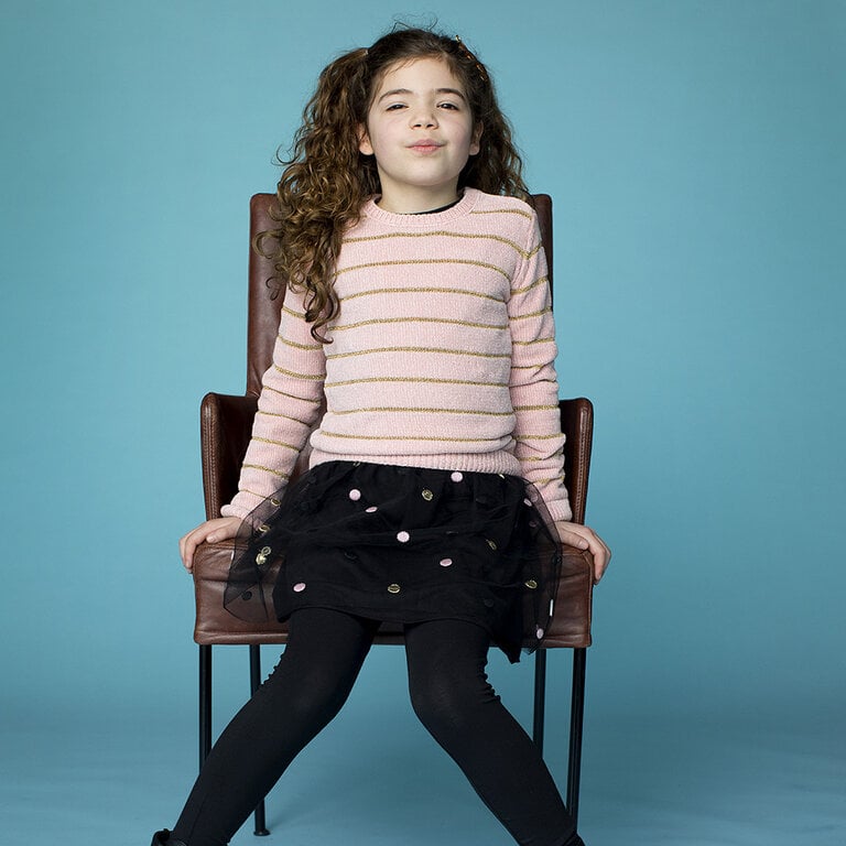 Trui chenille (light rose)