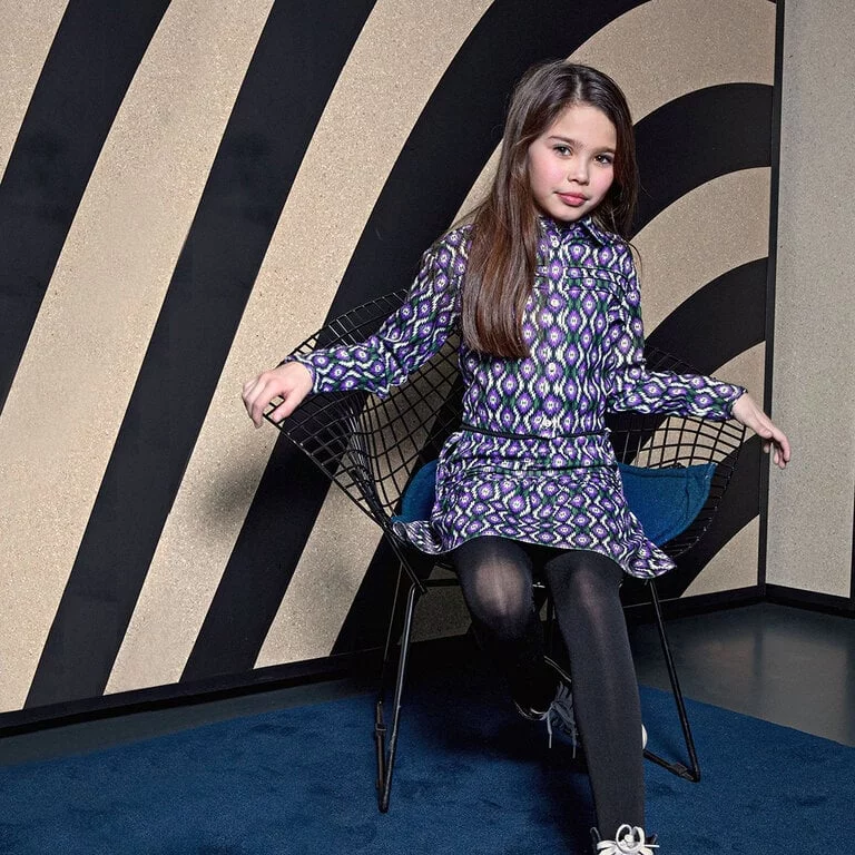 Korte blouse B.Checked (retro ao)