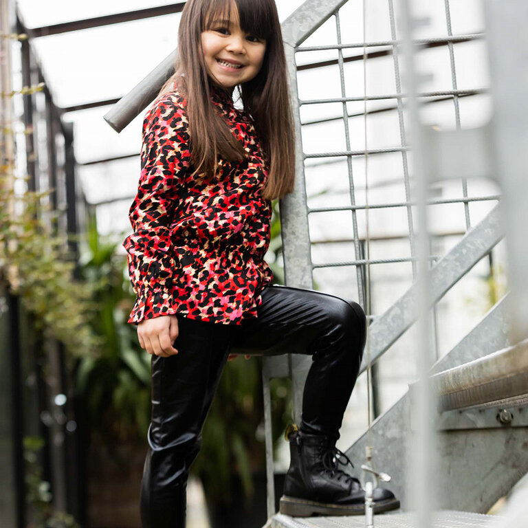 Blouse Riviera (AOP pink leopard)