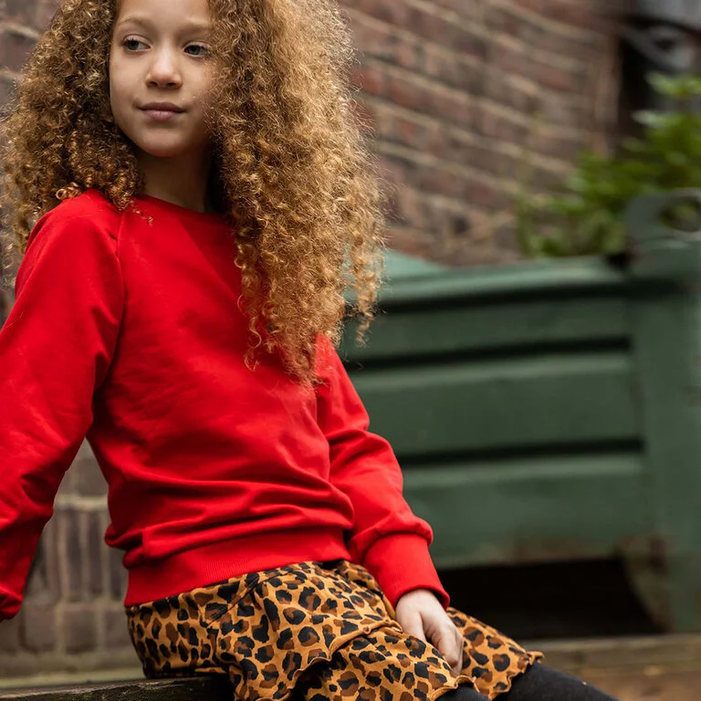 Rokje Rudy (AOP sand almond animal)