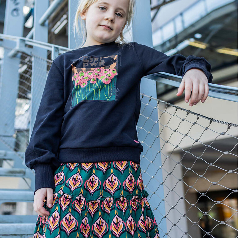 Trui Rayja (white milk pied de poule)