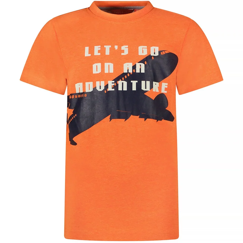 T-shirt Plane (orange clownfish)