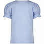 Nono Shirt Kuran met plooitjes en borduursel (kentucky blue)