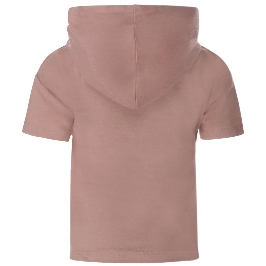 T-shirt hoodie (light mauve)