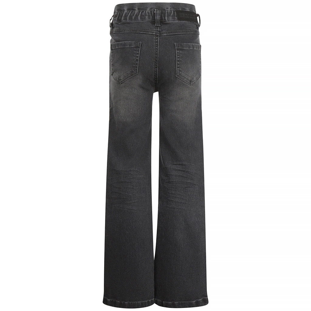Jeans paperbag wide(dark grey denim)