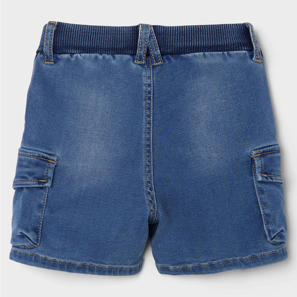 Korte spijkerbroek BAGGY Ben (medium blue denim)