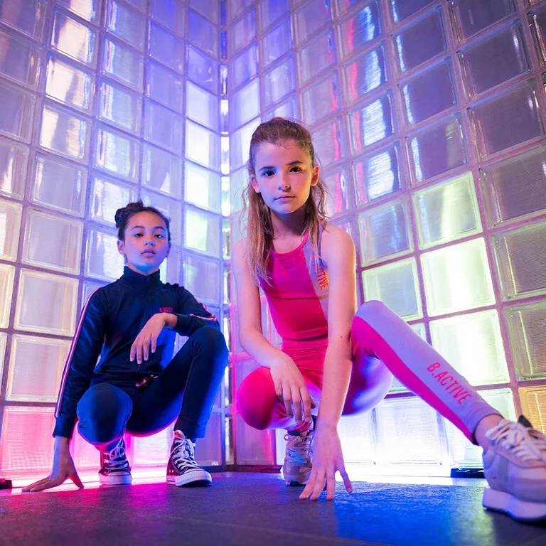 Sportieve set van top en legging B.Active (active pink)