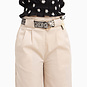 Mayoral Broek culotte met riem (almond)