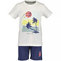 Blue Seven Set t-shirt met korte broek Beach Days (white)
