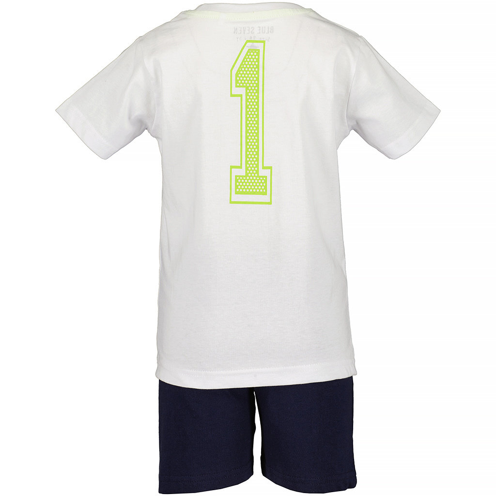 Set t-shirt met korte broek Soccer (white)