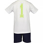 Blue Seven Set t-shirt met korte broek Soccer (white)