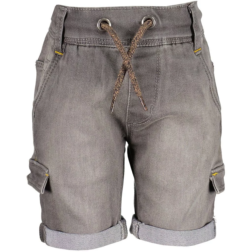 Jog jeans kort spijkerbroekje Esential (grey)